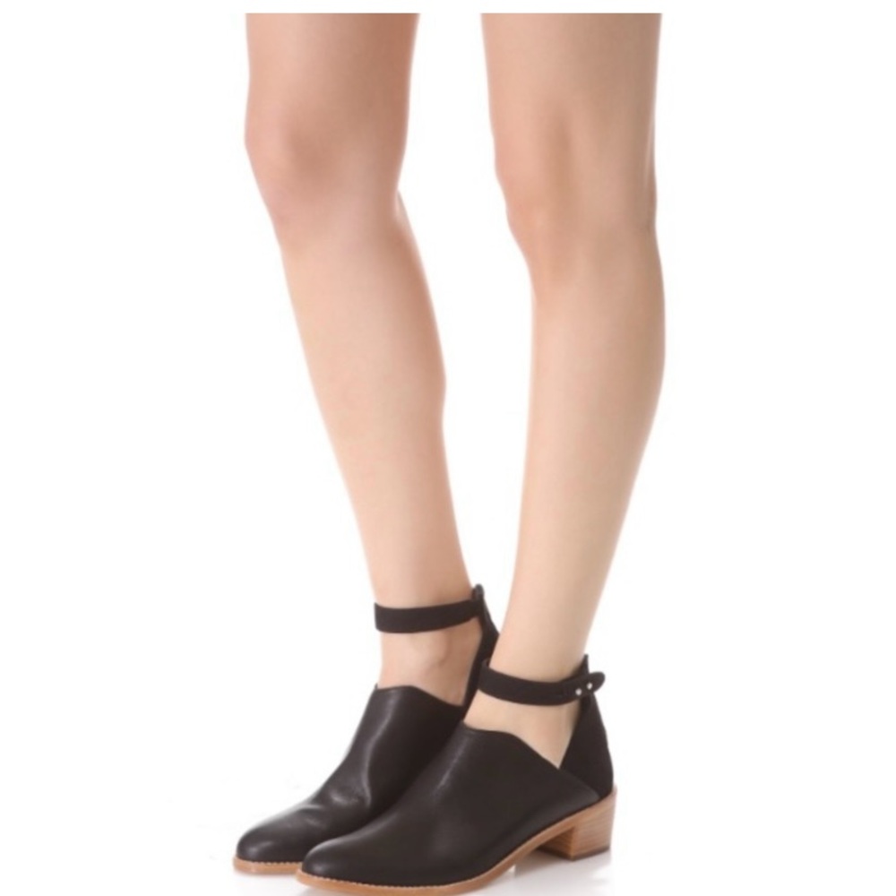 Loeffler Randall Franca Black Ankle Booties